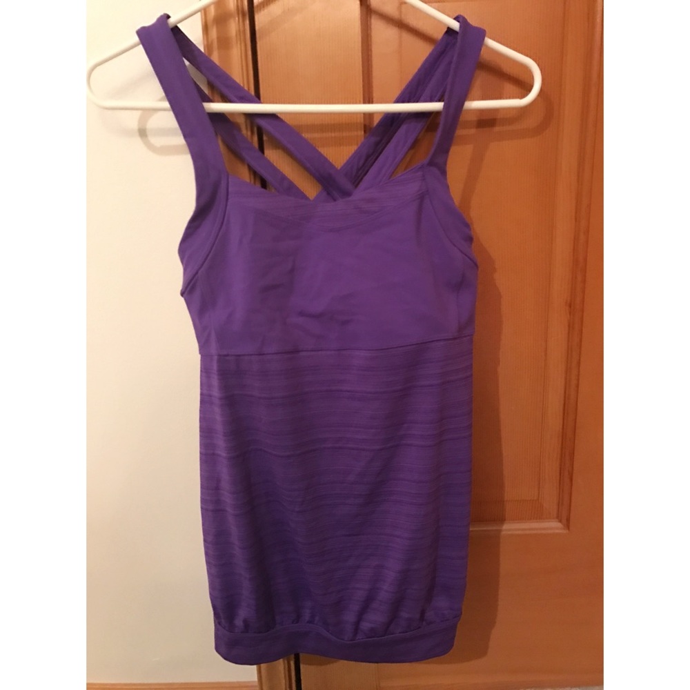 Purple Athletic Tank Top